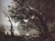 Jean-Baptiste Corot Mott memories Fontainebleau Spain oil painting artist